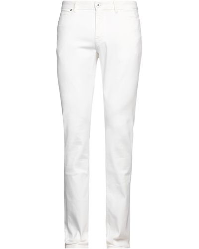 Brioni Pantaloni Jeans - Bianco