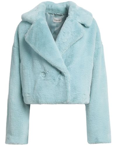 P.A.R.O.S.H. Shearling- & Kunstfell - Blau