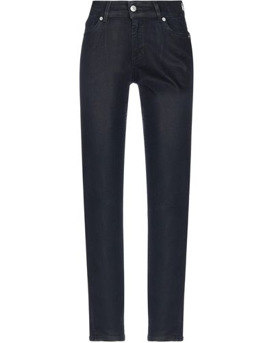 Grifoni Pantalon en jean - Bleu