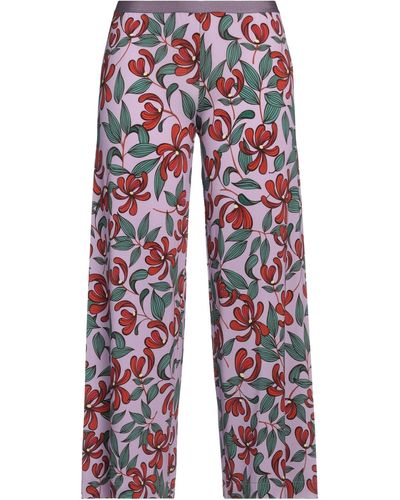 Siyu Cropped Pants - Red