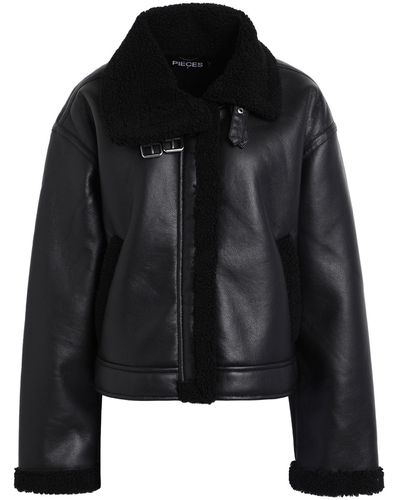 Pieces Blouson - Noir