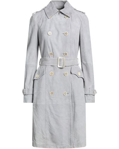 Tod's Overcoat & Trench Coat - Grey