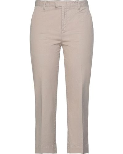 PT Torino Cropped Trousers - Natural