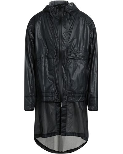 Y-3 Overcoat & Trench Coat - Black