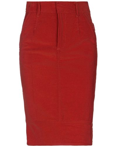 DSquared² Midi Skirt - Red