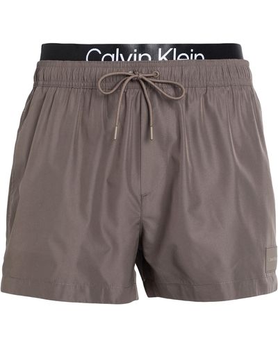 Calvin Klein Bañadore tipo bóxer - Gris