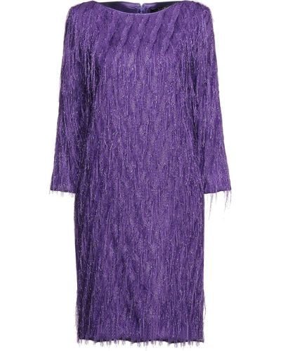 Clips Mini Dress - Purple