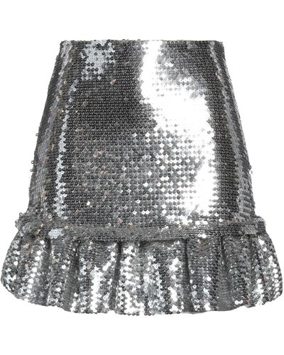Rabanne Mini Skirt - Grey