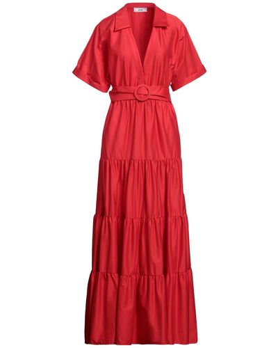 Jijil Maxi Dress Cotton, Polyamide, Elastane - Red