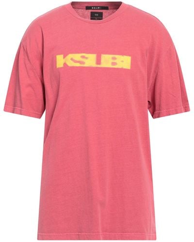 Ksubi Camiseta - Rosa