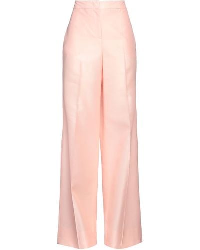 Emilio Pucci Light Pants Wool, Silk - Pink