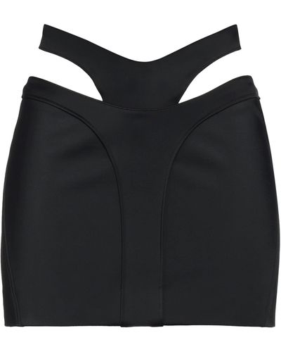 Mugler Mini Skirt - Black