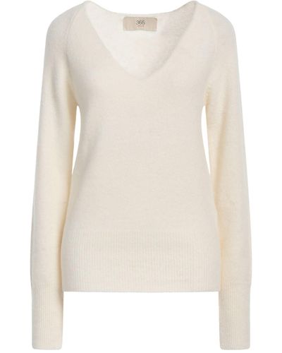 Jucca Ivory Sweater Alpaca Wool, Wool, Polyamide, Elastane - Natural