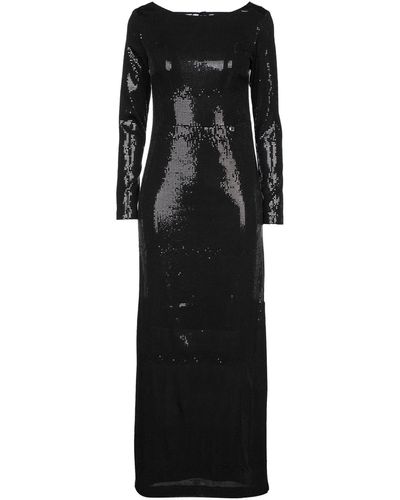 Relish Maxi Dress Polyester, Elastane - Black