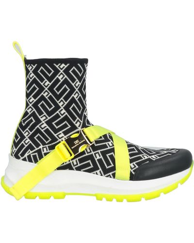 Elisabetta Franchi Sneakers Textile Fibers, Leather - Yellow