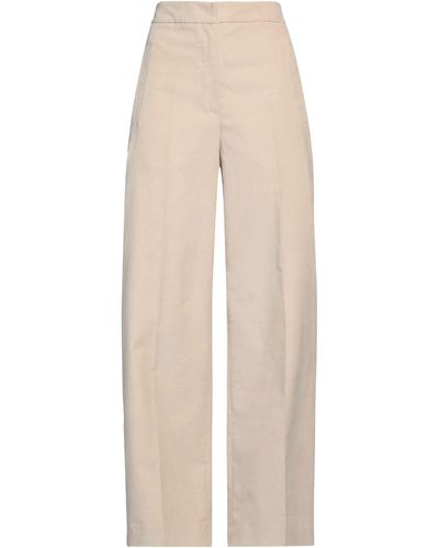 Woolrich Sand Trousers Cotton, Elastane - Natural