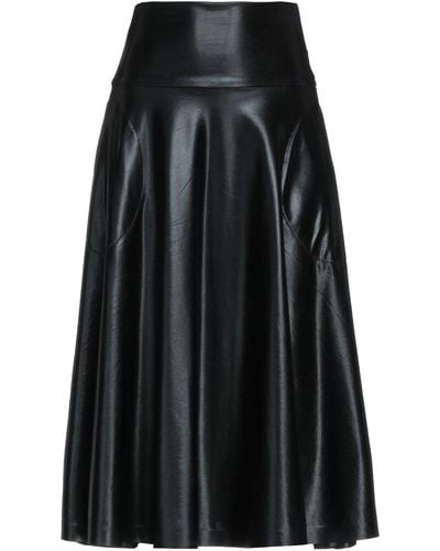 Norma Kamali Midi Skirt - Black