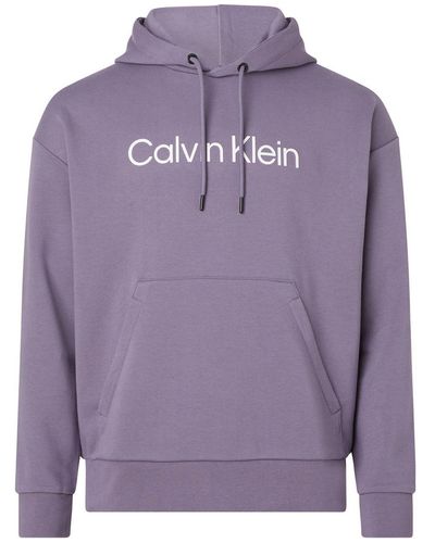 Calvin Klein Felpa HERO LOGO COMFORT HOODIE Uomo L - Violet