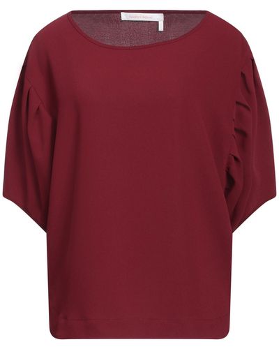 See By Chloé Burgundy Top Polyester - Red