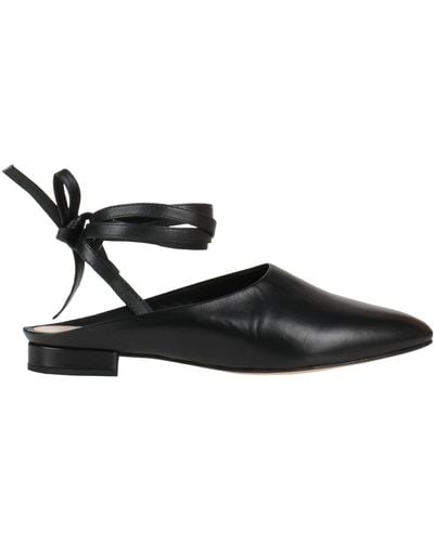 Chantal Ballet Flats Leather - Black