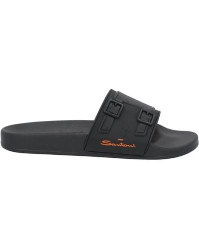 Santoni Sandals - Black