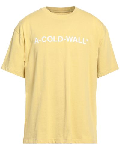 A_COLD_WALL* T-shirts - Gelb