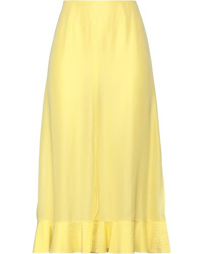 Rochas Midi Skirt - Yellow