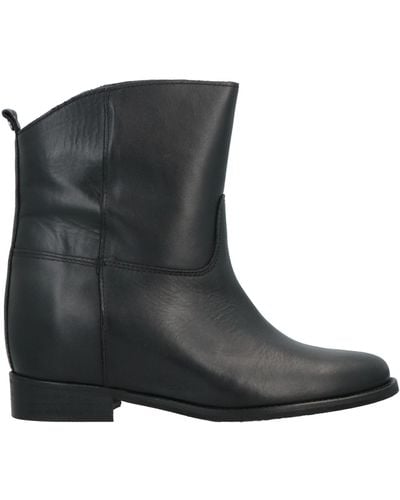 GISÉL MOIRÉ Ankle Boots - Black
