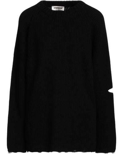 A PAPER KID Sweater - Black