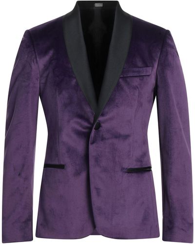Alessandro Dell'acqua Blazer Polyester - Purple