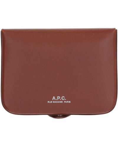 A.P.C. Billetera - Rojo