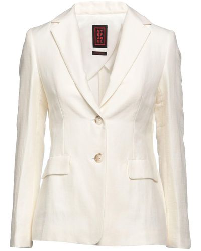 Stefanel Suit Jacket - White