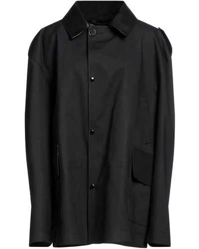 La Fetiche Overcoat & Trench Coat - Black