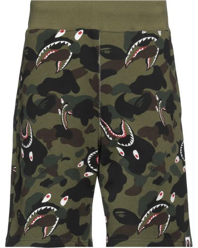 A Bathing Ape Shorts E Bermuda - Verde