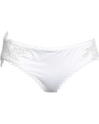 Raffaela D'angelo Bikini Bottoms & Swim Briefs - White