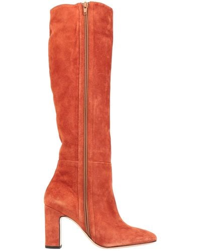 Kiton Knee Boots - Red