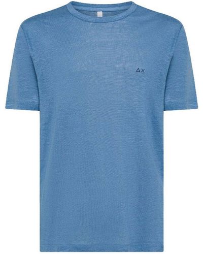 Sun 68 T-shirts - Blau