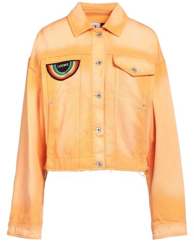 Loewe Denim Outerwear - Orange