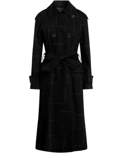 Karl Lagerfeld Overcoat & Trench Coat - Black