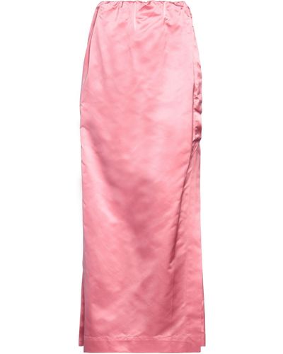 Sa Su Phi Maxi Skirt Silk - Pink