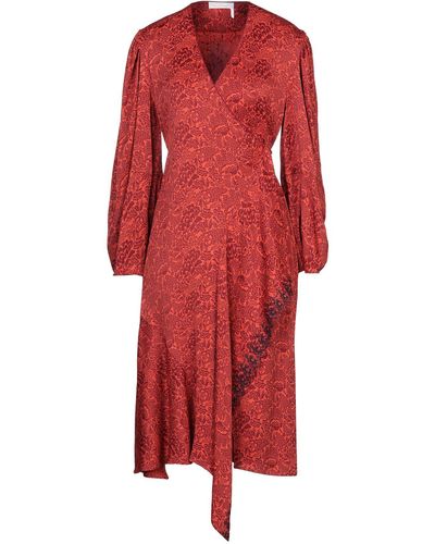 Chloé Midi Dress - Red