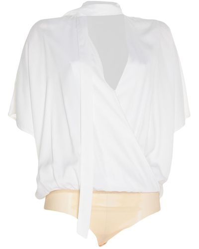 SIMONA CORSELLINI Bodysuit - White