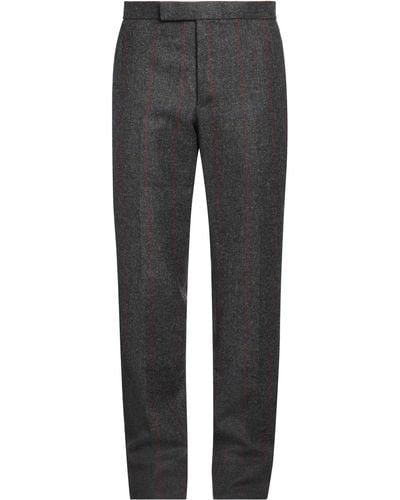 Thom Browne Steel Trousers Wool - Grey