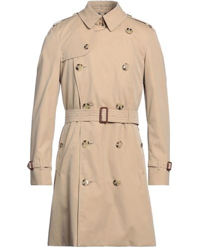 Burberry Overcoat & Trench Coat - Natural
