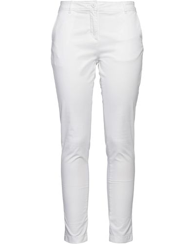 Napapijri Pants Cotton, Elastane - White