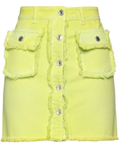 MSGM Denim Skirt - Yellow