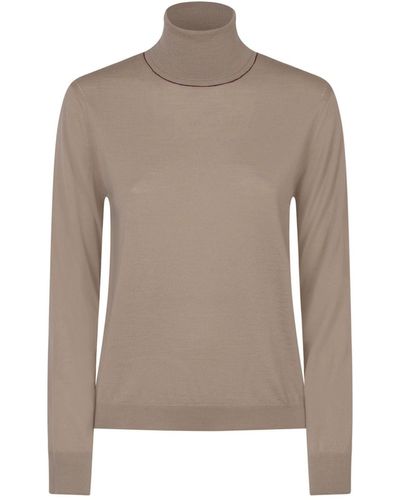 Maison Margiela Rollkragenpullover - Braun