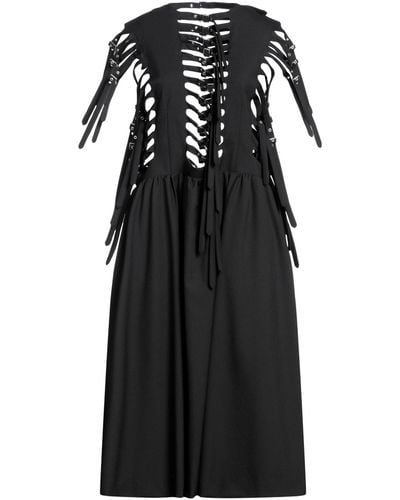Noir Kei Ninomiya Midi Dress - Black