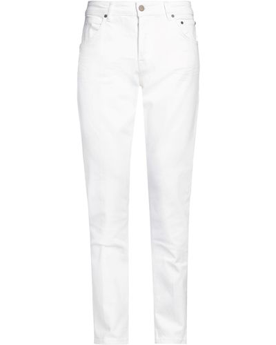 Brian Dales Pantalon en jean - Blanc