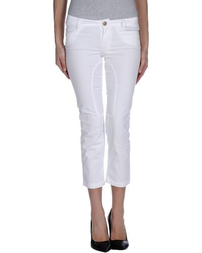 Siviglia Cropped Trousers - White